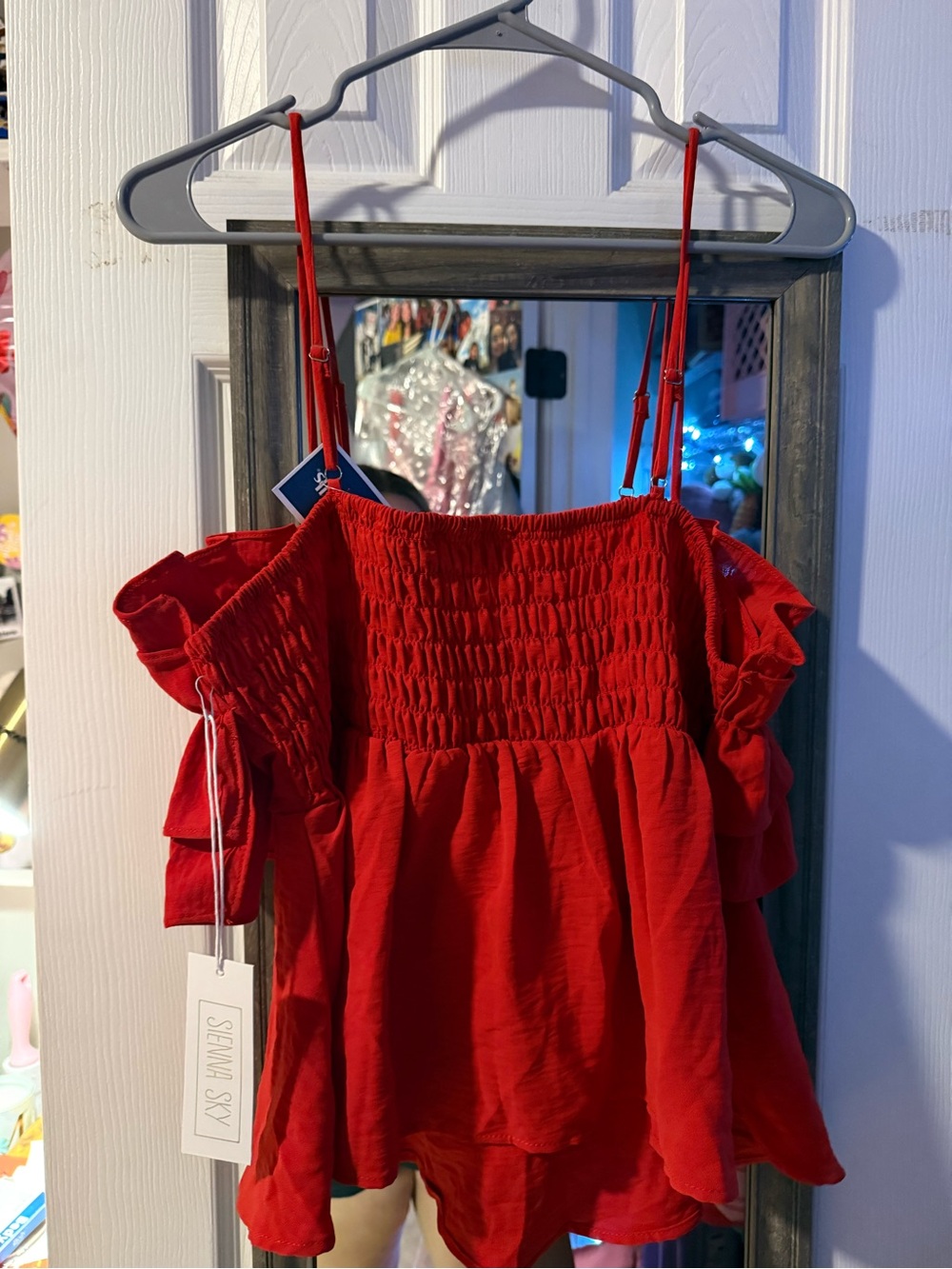 Sienna Sky Ruffle Tank Top - Picture 2 of 4